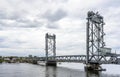 Truss Drawbridge across the bay in Boston